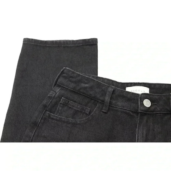 NWT Pacsun Mom Jeans Size 25 Black Denim Grunge 90s High Rise 100% Cotton - Picture 9 of 11